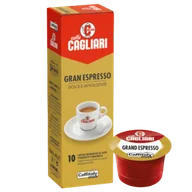 Kawa w kapsułkach i saszetkach - 10 Kapsułek Grand Espresso Kawa Cagliari Caffitaly System - słodka i otulająca - miniaturka - grafika 1
