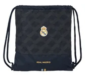 Plecaki - REAL MADRID 2. WYPOSAŻENIE 23/24 - Duży plecak płaski, plecak, idealny dla dzieci w różnym wieku, wygodny i wszechstronny, jakość i wytrzymałość, 35x40 cm, kolor granatowy, Granatowy, Estándar, Casual - miniaturka - grafika 1