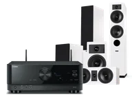 Kino domowe - Yamaha RX-V4A (czarny) + Tesi 5 + 2 + 7 (biały) - miniaturka - grafika 1