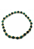 Bransoletki - Bransoletka MALACHIT REALIZACHA CELÓW 925 - miniaturka - grafika 1