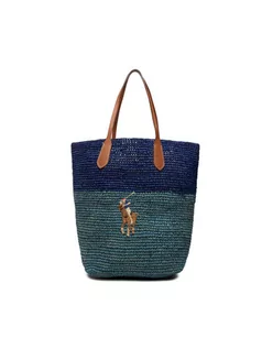 Torebki damskie - Ralph Lauren Polo Torebka Ns Tote 428863149004 Niebieski - grafika 1