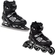 Łyżwy - Rolki Łyżwy 2w1 RAVEN Advance Black 35-39 - miniaturka - grafika 1