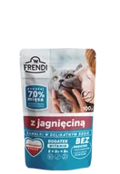 Mokra karma dla kotów - Frendi Frendi kawałki w delikatnym sosie z jagnięciną 24x100g 56525-uniw - miniaturka - grafika 1