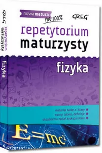 Greg Repetytorium maturzysty Fizyka - Elżbieta Senderska - Lektury szkoły średnie - miniaturka - grafika 2