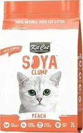 Żwirek dla kotów - Kit Cat Żwirek Dla Kota Sojowy ECO Peach 7L 2,5kg - miniaturka - grafika 1