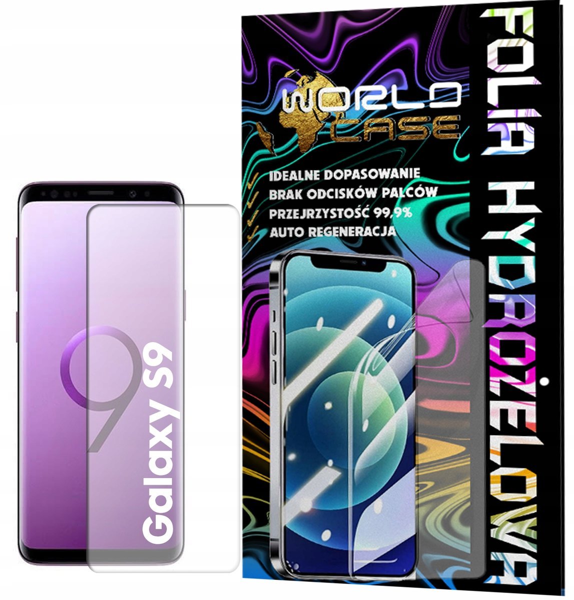 FOLIA HYDROŻELOWA OCHRONNA DO SAMSUNGA S9 - NA EKRAN MOCNA