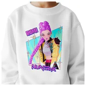 Bluzy dla dziewczynek - BLUZA DZIECIĘCA HUNTRIX RUMI KPOP 122-128 BAWEŁNIANA JAKOŚĆ - miniaturka - grafika 1