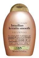 Szampony do włosów - OGX Wygładzający szampon z brazylijską keratyną - miniaturka - grafika 1