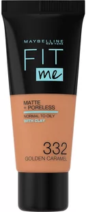 Maybelline New York Fit Me Matte&Poreless matujący podkład do twarzy 3600531395520 - Pudry do twarzy - miniaturka - grafika 1