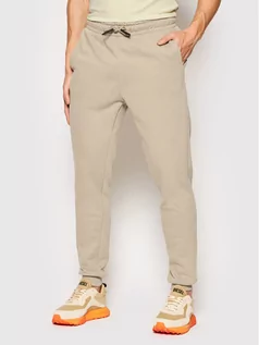 Spodnie sportowe męskie - Only & Sons Spodnie dresowe Ceres 22018686 Beżowy Regular Fit - grafika 1