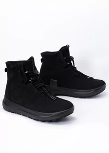 Buty outdoorowe damskie czarne Ecco Solice W Mid Gtx Pl 200g - ECCO - Buty trekkingowe damskie - miniaturka - grafika 1