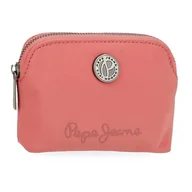 Portfele - Pepe Jeans Corin Portfel Różowy 11,5x8,5x1,5 cm Poliester i PU by Joumma Bags, Różowy kolor, Talla única, portmonetka - miniaturka - grafika 1