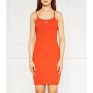 Sukienki - CALVIN KLEIN JEANS Sukienka SLUB RIB - miniaturka - grafika 1
