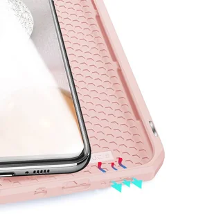 Dux Ducis Skin X kabura etui pokrowiec z klapką Samsung Galaxy A42 5G różowy - Etui i futerały do telefonów - miniaturka - grafika 6