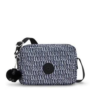 Kipling ABANU M Średni poprzek, Holiday Waves, Niebieski - Torebki damskie - miniaturka - grafika 1