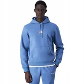 Bluzy męskie - Bluza męska Champion Hooded niebieska 220268 BS099 S - miniaturka - grafika 1