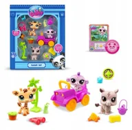 Figurki dla dzieci - HASBRO LITTLEST PET SHOP Zestaw SAFARI + 3 figurki + akcesoria - miniaturka - grafika 1