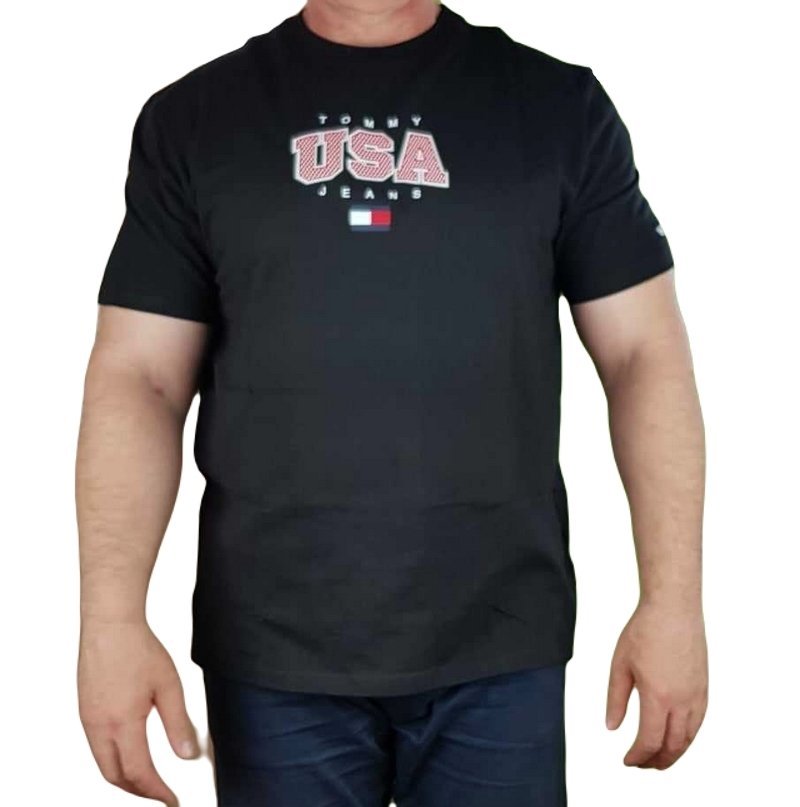 Tommy Jeans koszulka męska DM0DM16406 t-shirt Classic Modern USA rozm. 2XL