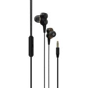 Słuchawki - Devia Smart Dual jack 3,5mm czarne - miniaturka - grafika 1