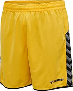 Spodenki damskie - Hummel Hummel Szorty męskie Hmlauthentic Poly Shorts żółty Sports Yellow/Black m 204924-5115 - grafika 1