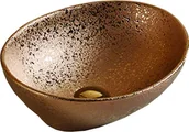 Umywalki - Umywalka Mexen Mexen Elza umywalka nablatowa 40 x 33 cm miedziana - 21014051 - miniaturka - grafika 1