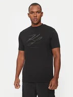 Koszulki męskie - KARL LAGERFELD T-Shirt 755034 544225 Czarny Regular Fit - miniaturka - grafika 1