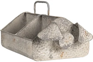Clayre & Eef Taca w Stylu Prowansalskim z Przegródkami D 6Y3563 - Tace i patery - miniaturka - grafika 1