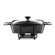 Piece, kotły i płyty grzejne gastronomiczne - Naczynie z podgrzewaczem 1,4L Black - miniaturka - grafika 1