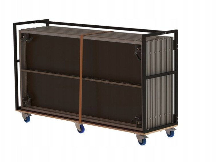 Zestaw Stageworx CargoBox Praktikus 6 podestów 2x1m + wózek transportowy