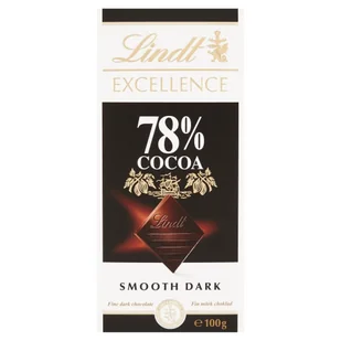 Lindt Excellence 78 % Cocoa Czekolada ciemna 100 g - Czekolada - miniaturka - grafika 1