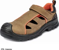 Obuwie robocze - CERVA DERRIL MR S1P SRC - sandały z niemetalowym podnoskiem i kevlarową, odporną na przebicie wkładką, - brązowy 47 - miniaturka - grafika 1