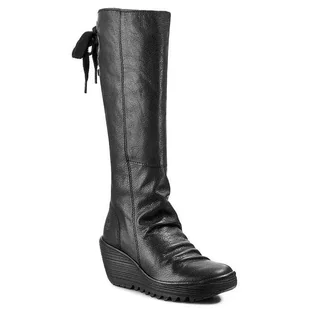 Kozaki Fly London Yust P500327029 Czarny - Kozaki damskie - miniaturka - grafika 1