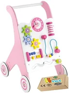 Zabawki sensoryczne - CHODZIK edukacyjny DREWNIANY VIGA zabawka dla dzieci niemowląt dziewczynki 18m+ Viga zabawka montessori - miniaturka - grafika 1