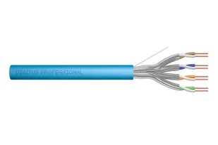 Digitus Kabel instalacyjny CAT 6A, U/FTP, B2ca, AWG 23/1, LSOH, 100m, niebieski, karton DK-1626-A-VH-1 - Kable miedziane - miniaturka - grafika 1