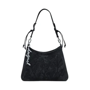 Torebka Desigual Romeo Floral Total Bl 25WAXP40 Czarny - Torebki damskie - miniaturka - grafika 1