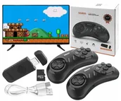 Zabawki interaktywne dla dzieci - GRA RETRO TELEWIZYJNA TV MINI KONSOLA BEZPRZEWODOWA HDMI 913 GIER LATA 90 - miniaturka - grafika 1