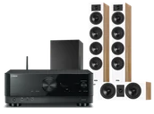 Kino domowe - Yamaha RX-V4A (czarny) + Diva 6 + 7 (dąb) + BASSO 880 (czarny) - miniaturka - grafika 1