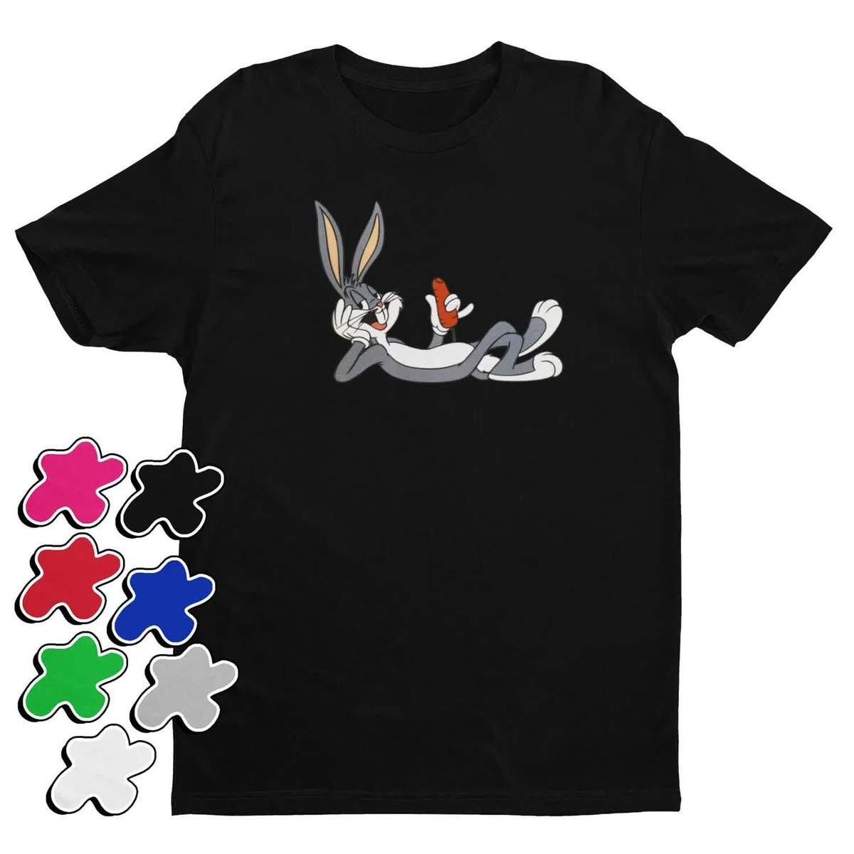 Koszulka T-Shirt Dziecięca Z Nadrukiem Looney Tunes Bugs -L 146-152