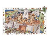 Puzzle - Djeco Puzzle Observation 100 Oblężony zamek - miniaturka - grafika 1