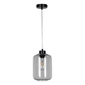 Lampy sufitowe - Britop Tarro lampa wisząca 1-punktowa czarna 15890104 - miniaturka - grafika 1