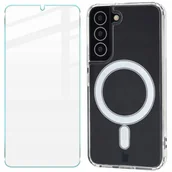 Etui i futerały do telefonów - Bizon Etui Case Pure MagSafe do Samsung Galaxy S22 przezroczyste - miniaturka - grafika 1