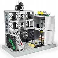 Klocki - BAZA WOJSKOWA Z SATELITĄ 6480 - bronie zestaw klocki figurki czołg wojsko - miniaturka - grafika 1