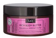 Balsamy i kremy do ciała - LaQ - RICH BODY BUTTER - Bogate masło do ciała - Magnolia i Różowy Pieprz - 200 ml - miniaturka - grafika 1