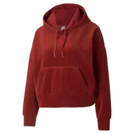 Bluzy sportowe damskie - Bluza dresowa damska Puma HER VELOUR - miniaturka - grafika 1