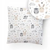 Pościel dla dzieci - POSZEWKA NA PODUSZKĘ 40x40 BAWEŁNA ZAMEK WZORY! - miniaturka - grafika 1