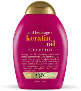 OGX, Szampon do włosów łamliwych Keratin Oil, 385 ml - Szampony do włosów - miniaturka - grafika 1