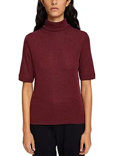 ESPRIT Collection Damska koszulka 112EO1K316, 601/BORDEAUX RED 2, L - Koszulki i topy damskie - miniaturka - grafika 1