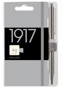 Leuchtturm1917 Pen Loop Uchwyt Srebrny - Notesy i bloczki - miniaturka - grafika 1