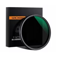 Filtry fotograficzne - K&F Filtr K&amp;F Filtr ND 55mm REGULOWANY szary FADER ND8-ND2000 KF 101380 SB6576 - miniaturka - grafika 1