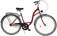 Rowery - Rower Dallas City 26" 1spd - czerwony z czarnym - miniaturka - grafika 1